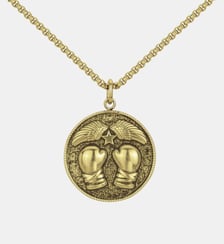 COLL. mono-motif Médaille Boxe Doré en Acier 316L Phebus