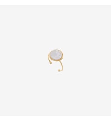Bague lapis lazuli plaquée or - lady Caroline Najman