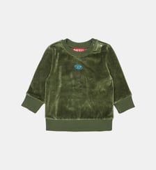Sweat-shirt col rond avec logo Diesel Kids