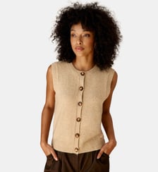 Gilet col rond uni MORINI La Petite Etoile