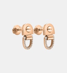 Boucles d'oreilles Rivet S Or Rose & Diamants Statement