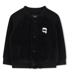 Cardigan bi-matières Karl Lagerfeld Kids