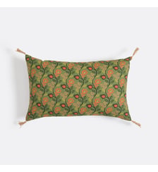 Housse de coussin 30x50 cm, fond vert La Redoute Interieurs