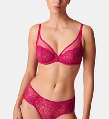 Soutien-gorge triangle emboitant décolleté plongeant - Framboise Simone Pérèle