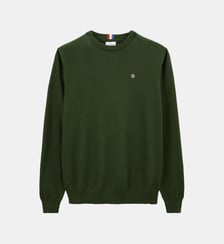 Pull fin en coton et laine Serge Blanco