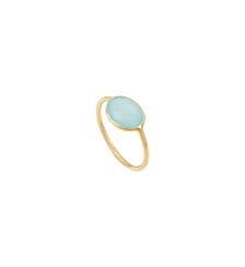 Bague quartz vert plaquée or - SERTI PM Caroline Najman