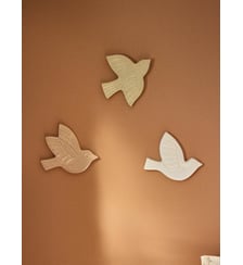 Oiseau céramique par lot de 3 Cyrillus