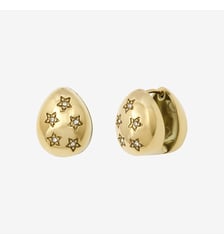Boucles d'oreilles dorées ysé - kind of things Caroline Najman