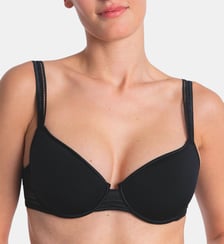 Soutien-gorge corbeille spacer Miss Lejaby noir Maison Lejaby