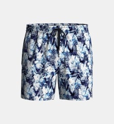 Short de bain motif feuilles avec suspensoir Impetus
