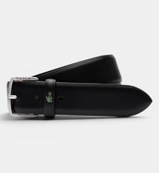 Ceinture en cuir lisse Lacoste