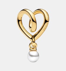 Charm Cœur Enveloppant Doré Pandora