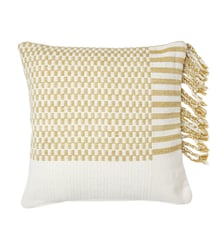 housse de coussin  Tissage de coton bicolore Madura