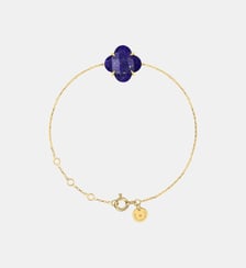 Bracelet, lapis lazuli, or jaune Morganne Bello