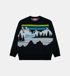Pull ras du cou avec logo Diesel Kids