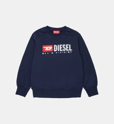 Sweat-shirt à col ras du cou avec logo Diesel Denim Division Diesel Kids