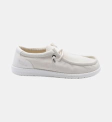 Chaussures bateau en toile Serge Blanco
