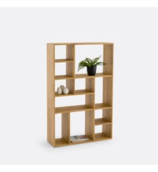 Etagère, asymétrique, en chêne abouté La Redoute Interieurs