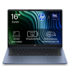 Ordinateur portable 16-bu0035nfx 16" Intel Core Ultra 5 225U 16 Go RAM DDR5 512 Go HP