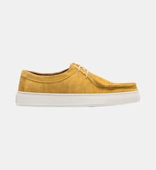 Baskets basses Aubance semelle compensée cuir veliours Le Formier