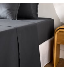 Drap plat uni en percale de coton, 80 fils La Redoute Interieurs
