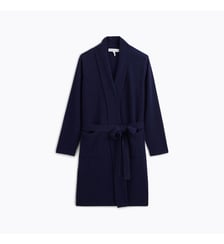 Kimono court col châle en laine cachemire Laurence Tavernier