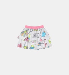 Jupe à volants imprimée Billieblush