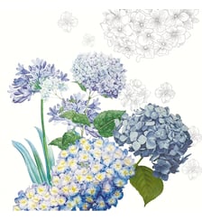 Serviette lin & coton Garnier Thiebaut