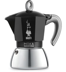 Cafetière italienne Moka Induction 6 tasses inox/noir Bialetti