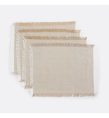 Sets de table en coton tissé-teint La Redoute Interieurs