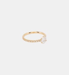 Solitaire Absolu.e 1 carat pavé Loyal.e Paris