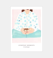 Poster   Coffee Cup - Camilla Bergqvist Poster & Frame