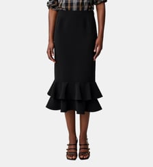 Jupe midi volants évasés Claudie Pierlot
