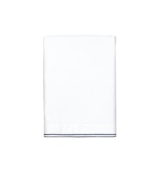 Drap plat en percale de coton, SIMPLICITÉ CHIC Blanc Cerise