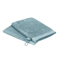 Lot de 2 gants de toilette en coton bio, DOUCEUR NATURE Blanc Cerise