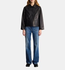 Veste courte en cuir lisse - JOANA Pablo