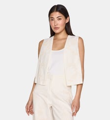 Veste droite sans manches Caya Maison 123