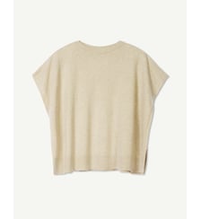 Poncho ample col bateau en cachemire Bompard