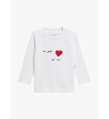 t-shirt en coton sérigraphié Agnès b.