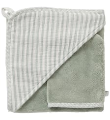 Cape de bain + gant BB & Co