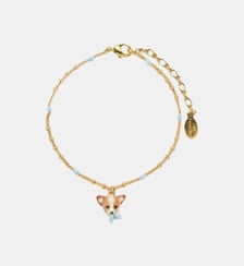 Bracelet pendentif chihuahua papillon Les Néréides
