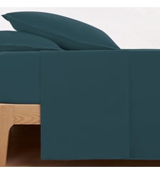 Drap plat uni en lin lavé La Redoute Interieurs
