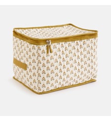 Housse de rangement matelassée en coton, hauteur 32 cm La Redoute Interieurs