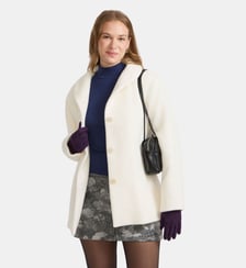 veste courte en alpaga Agnès b.