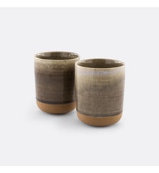Lot de 2 tasses en grès émail réactif La Redoute Interieurs