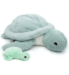 Peluche Sauvenou tortue maman et bébé Déglingos