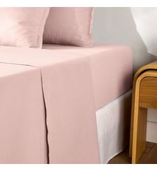 Drap plat uni en percale de coton, 80 fils La Redoute Interieurs