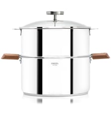 Cuiseur Biome avec anses bois noyer Ø24 cm/10,8L Cristel