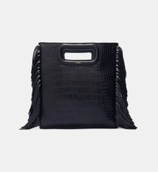 Sac à main M en cuir Maje