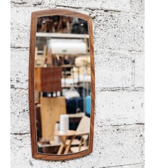 Miroir en teck Igor N°160- Produit chiné Debongout